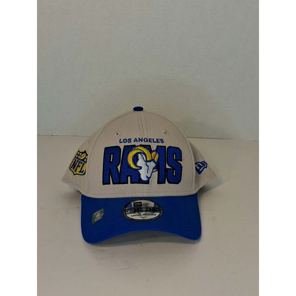New Era 39THIRTY Los Angeles Rams 2023 NFL Draft Hat Cap Small Medium S/M NWT